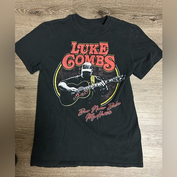 Luke Combs Beer Never Broke My Heart 2019 Tour Concert Band Tee Size Small - Picture 2 of 5